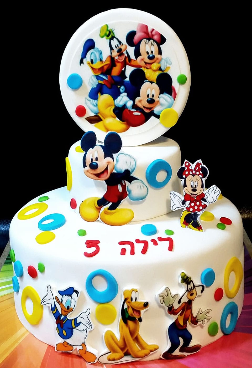 עוגת יום הולדת לבנות לאלילנד