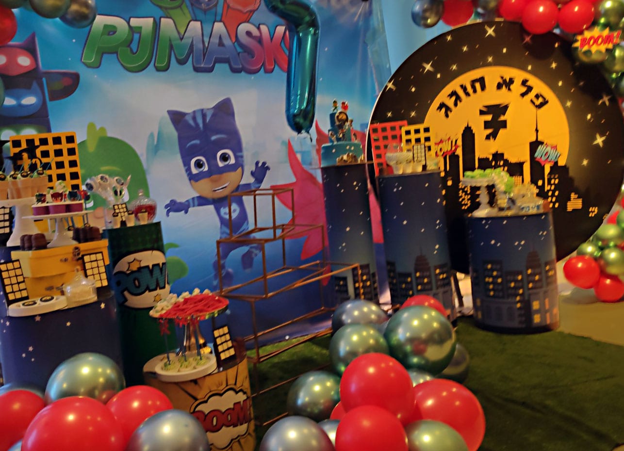 כוח פיג׳יי PJ Masks שולחנות מעוצבים לאלילנד