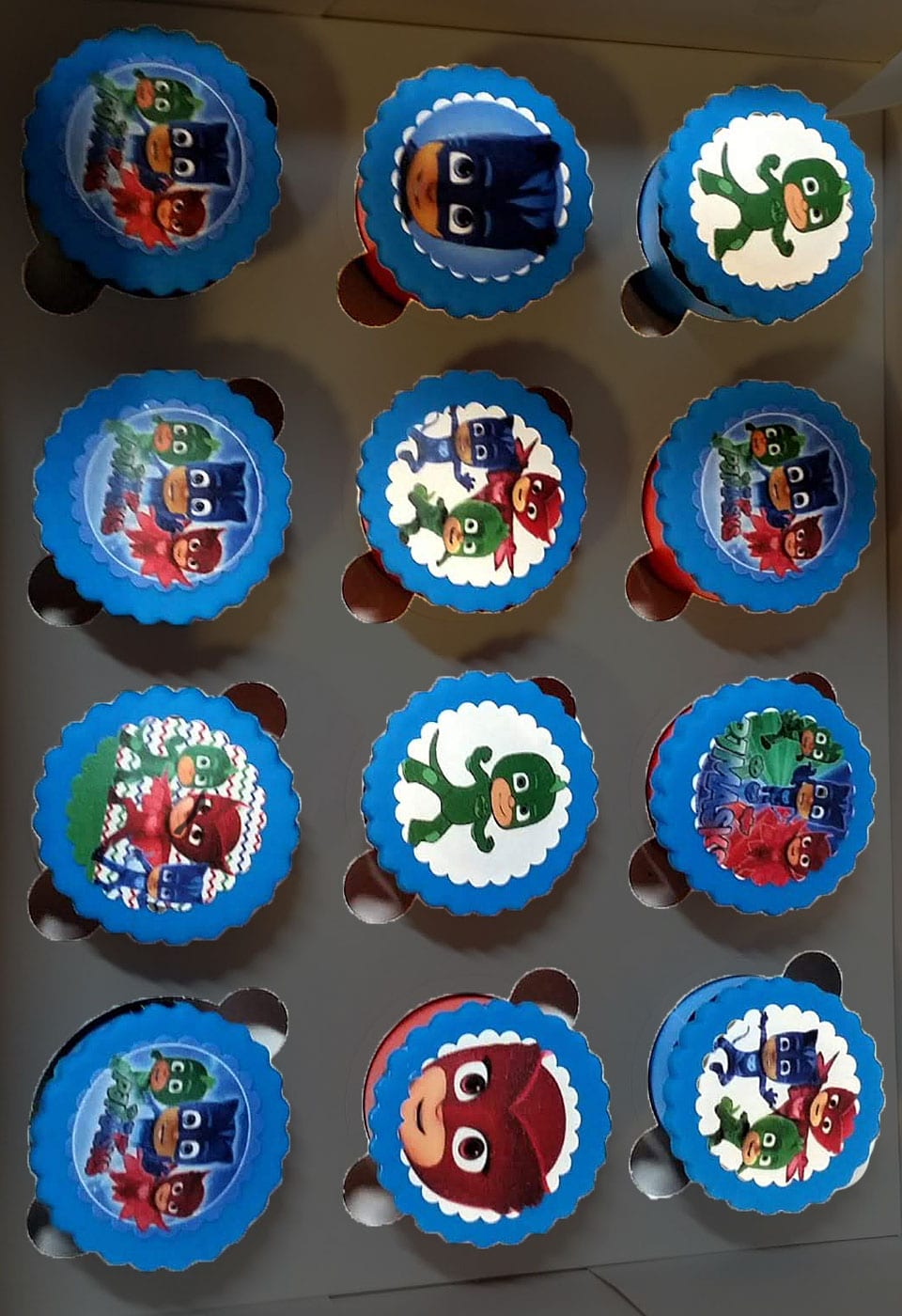 קאפקייקס כוח פיג׳יי PJ Masks